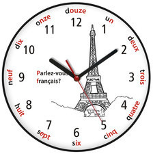 Atrix Zegar języki świata Wieża Eiffla ATE900FR