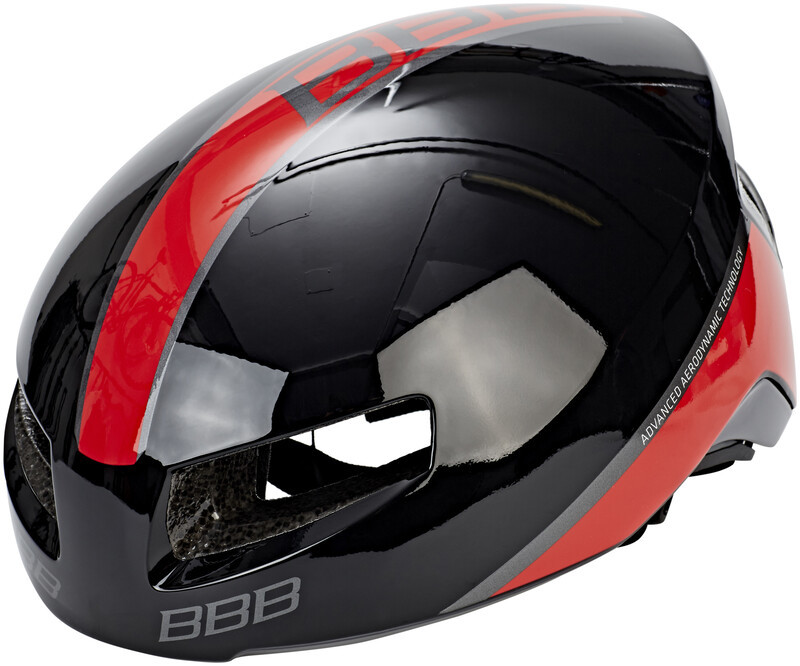 BBB Tithon BHE-08 Kask rowerowy, glossy black/red L | 58-62cm 2020 Kaski triathlonowe 2929170832