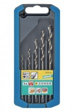 WOLFCRAFT Zestaw wierteł do metalu HSS-G 2-6 mm trzpień 6-kąt 7121000 WF7121000