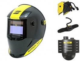 ESAB Automatyczna samościemniająca przyłbica spawalnicza z nawiewem WARIOR TECH ECO AIR