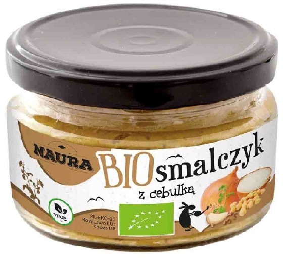 Naura Naura Smalczyk wegański z cebulą BIO 190 g