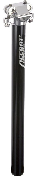 Accent Wspornik siodła SP-408 30,9mm/400mm czarny CNC