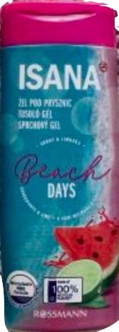 Isana, Beach Days Żel Prysznic Arbuz Limonka 300ml