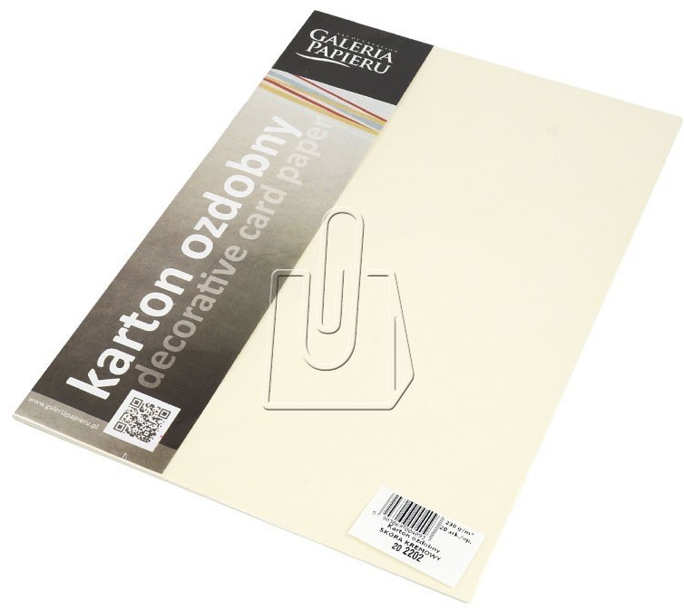 Galeria Papieru Papier ozdobny ARGO 230g. - skóra kremowa