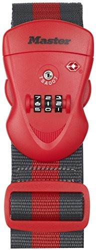 Master Lock pasek z zamkiem szyfrowym bagaż, fa003550702 4702EURDRED