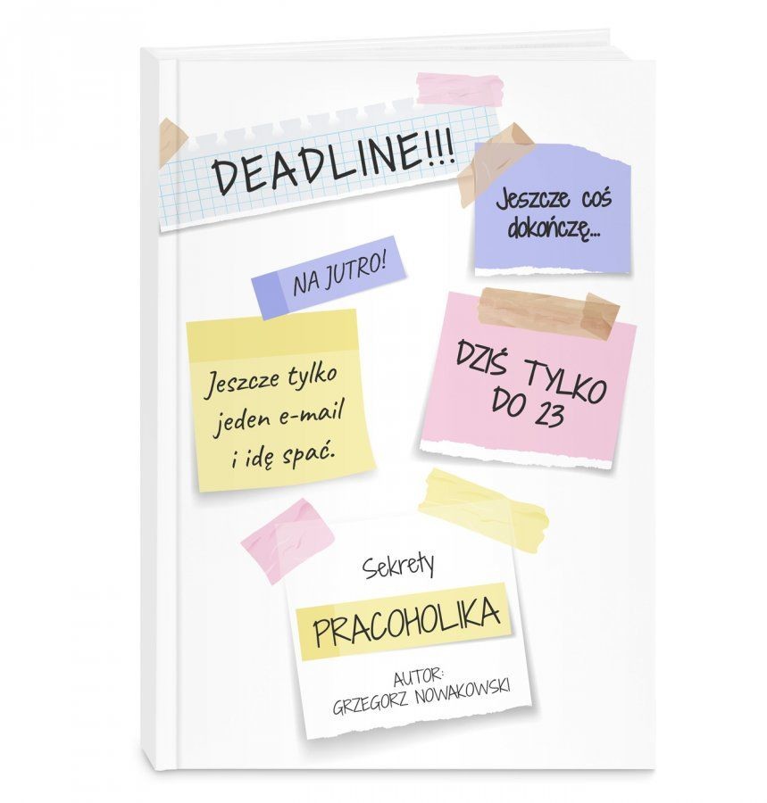 Murrano Planner kalendarz książkowy z nadrukiem dla pracoholika grafika s KZ-PLA-037