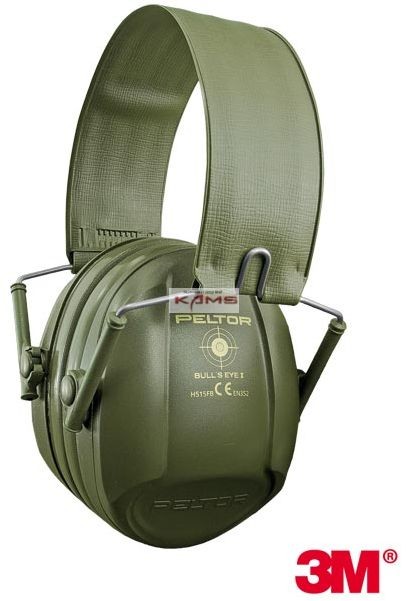 3M-BULLSEYE-I - Nauszniki ochronne na pałąku nagłownym Bull´s EyeTM I SNR=27dB.