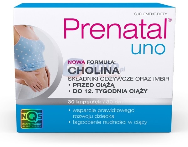 Nutro Pharma Prenatal Uno x30 kapsułek