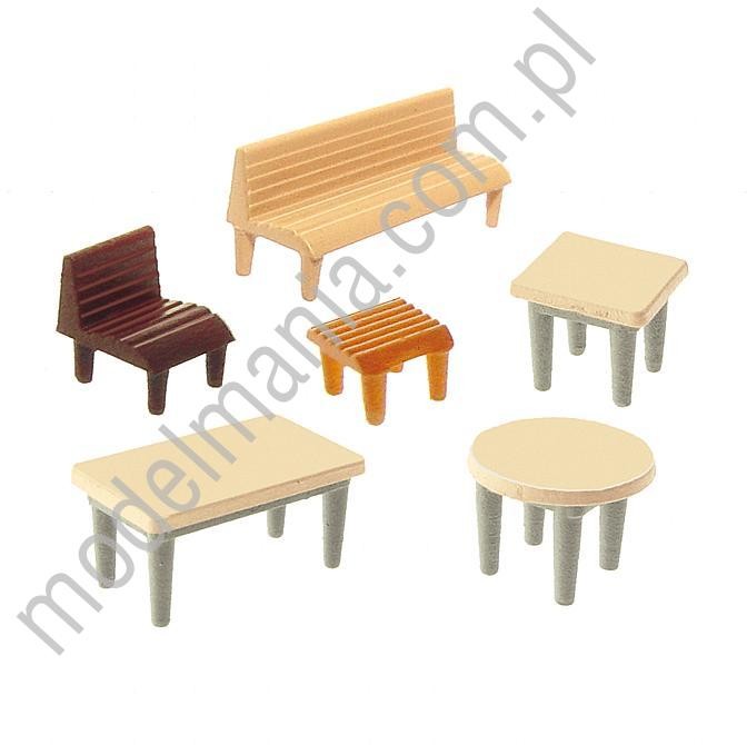 Faller Stoły 7szt., krzesła 24szt. i 12 stołków 272440