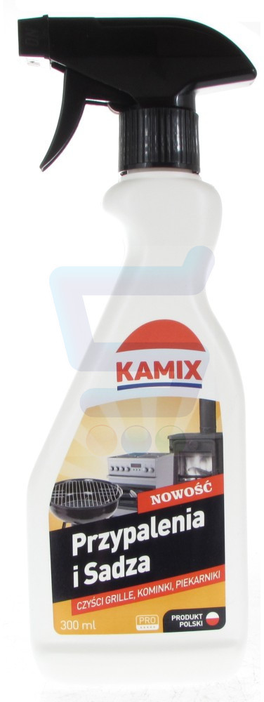 Kamix Płyn w sprayu do czyszczenia grilla kominków i piekarników Przypalenia i Sadza 300 ml