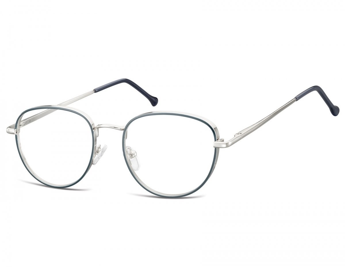 Sunoptic Owalne oprawki optyczne 918F granatowo-srebrne 918F