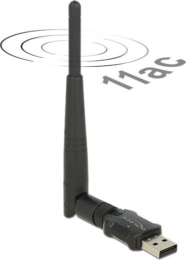 Delock Antena WL-Antenne USB2.0 3dBi 2,4+5 GHz 12462