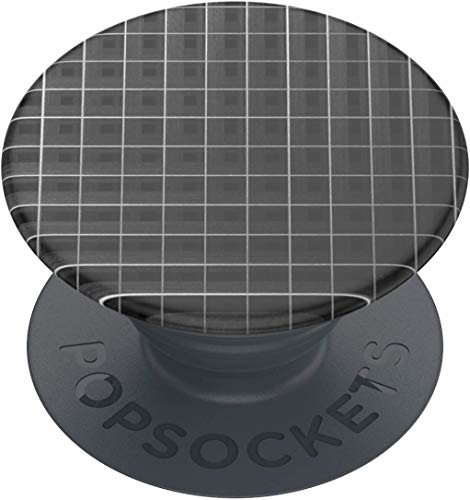 PopSockets PopSockets: PopGrip Basic - wysuwana podstawa i uchwyt do smartfonów i tabletów [Top niewymienny] - Grid Work POPSOCKET70522306