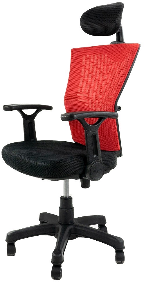 ARTNICO Fotel biurowy ergonomiczny Artnico Mesh B20 czerw 130554