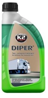 K2 Diper Dwuskładnikowa Silna Piana Aktywna 1L CH950
