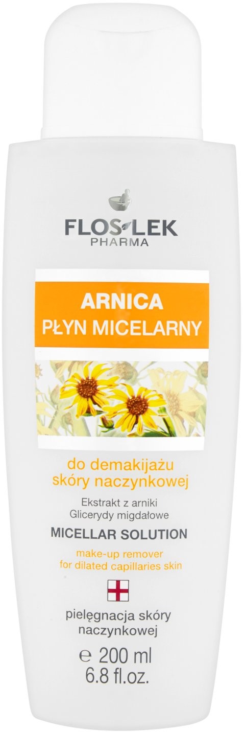 Flos-Lek PHARMA Pharma, ARNICA, Płyn micelarny do demakijażu skóry naczynkowej, 200ml