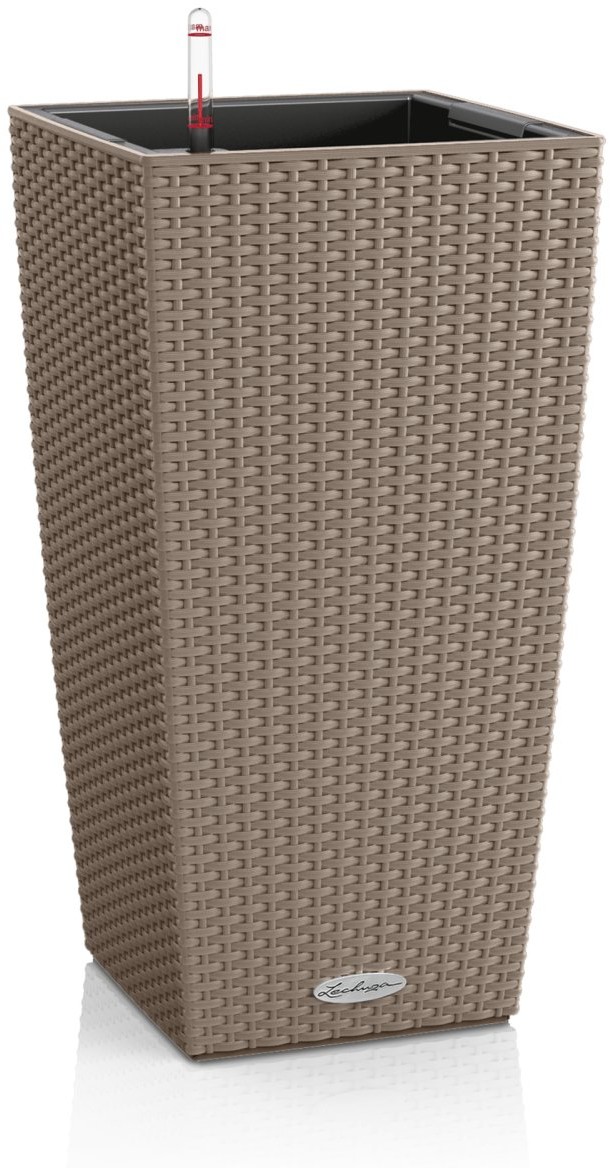 Lechuza Doniczka CUBICO Cottage 30/30/56 piaskowy brąz CUBICO COTTAGE 30 PI