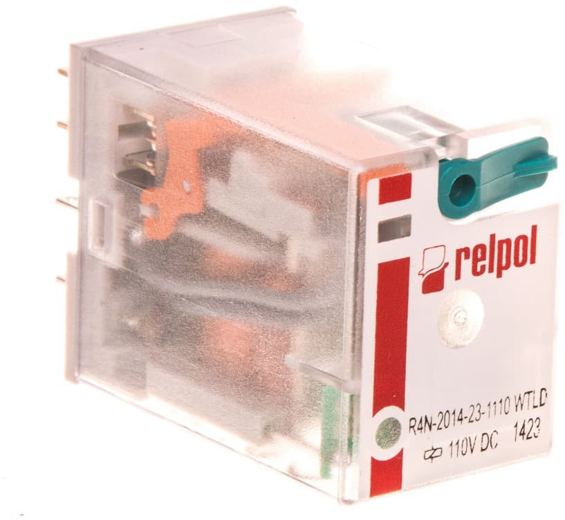 Relpol Przekaźnik przemysłowy 4P 110V DC AgNi R4N-2014-23-1110-WTLD 860627