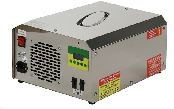 Profesjonalny generator ozonu ZY-K21e 21g/h