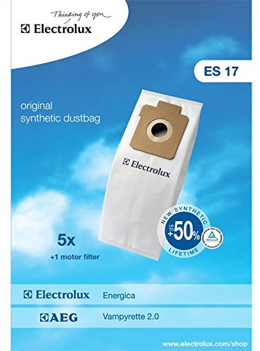 Electrolux ES17, oryginalny worek na pył zapewnia Energica, AEG Vampyrette AS ES17