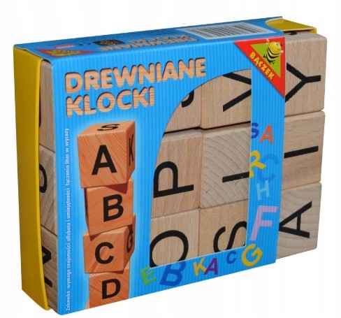 Klocki Drewniane Do Nauki Cyfr 123