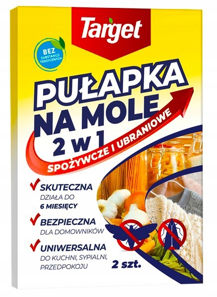 Target Pułapka Na Mole Spożywcze Ubraniowe 2 Szt.