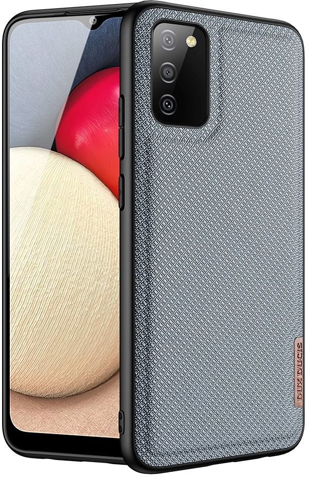 Dux Ducis Fino etui pokrowiec pokryty nylonowym materiałem Samsung Galaxy A02s EU niebieski