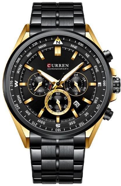 Curren ZEGAREK MĘSKI CURREN 8399 (zc016c) - CHRONOGRAF 8399