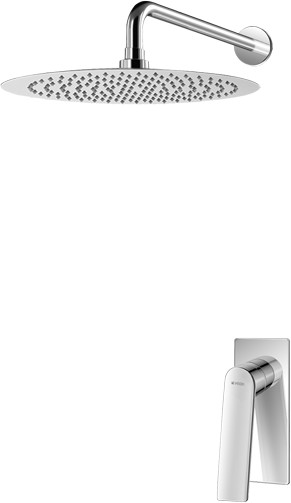 Фото - Душова система VEDO Desso Zestaw prysznicowy podtynkowy z deszczownicą chrom VBD4222/25/C 