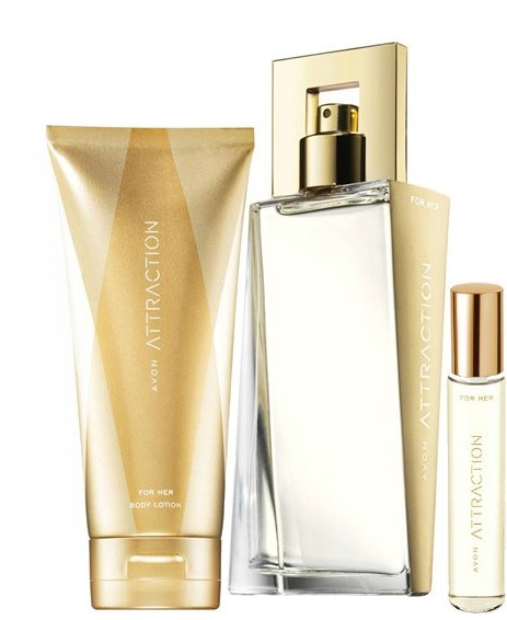 Avon Zestaw Attraction dla Niej 3 Szt _gratis !