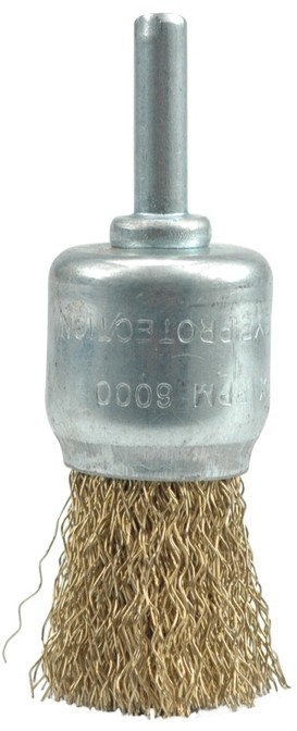 Vorel Szczotka czołowa z trzpieniem 24 mm, drut karbowany 06992