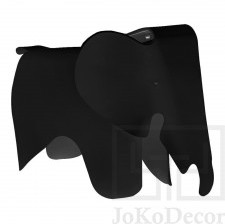 King Home Stołek SŁONIK czarny - polipropylen PC-027.BLACK [11686955]