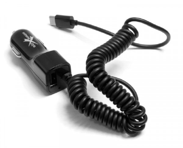 Extreme Ładowarka samochodowa USB + KABEL 150CM TYP C USB-C TYP C 2.1A NCC21C