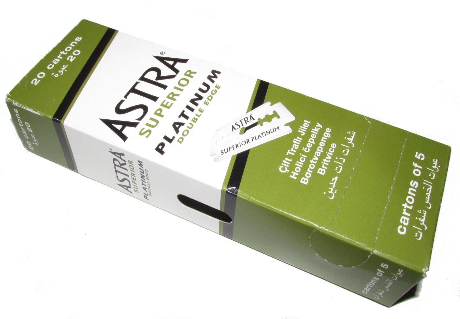 ASTRA Superior Platinum Żyletki 100 Sztuk