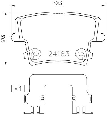 HELLA PAGID - Pagid GmbH) PAGID - Pagid GmbH) 8DB 355 025-051 8DB 355 025-051