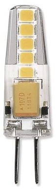EMOS żarówka Classic JC A + + 2 W G4 LED neutralna biel, szkło, 2 W, przezroczysty, 1,6 x 1,6 x 5,1 cm ZQ8621