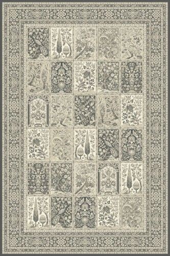 Agnella Dywan polski Isfahan TIMOR grafit wełna 809C-873CC