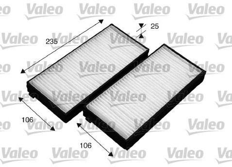 VALEO Filtr, przewietrzanie przestrzeni pasażerskiej 715523