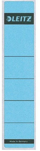 Leitz Grzbiet segregatora etykietę , 39 X 192 MM, krótki, wąski, niebieski 10 szt. 16430035