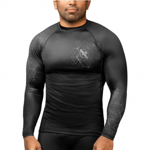 Hayabusa sklep RASHGUARD HAYABUSA GEO BLACK Długi Rękaw