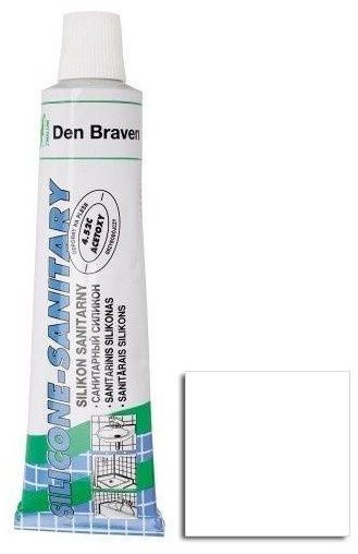 Den Braven Silikon SANITARNY Biały 80ml