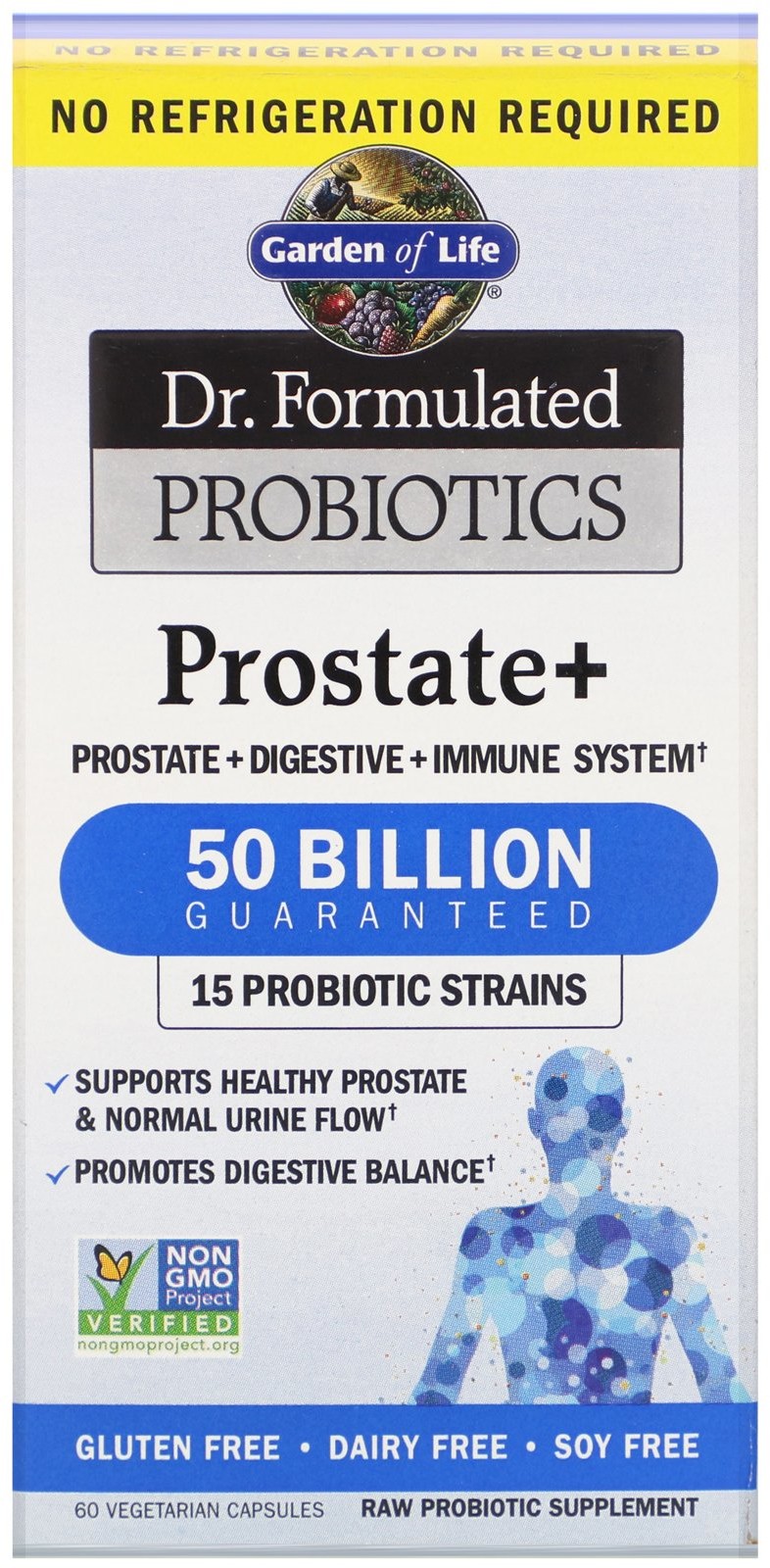 GARDEN OF LIFE Dr. Formulated Probiotics Prostate+ 60 Kapsułek wegetariańskich