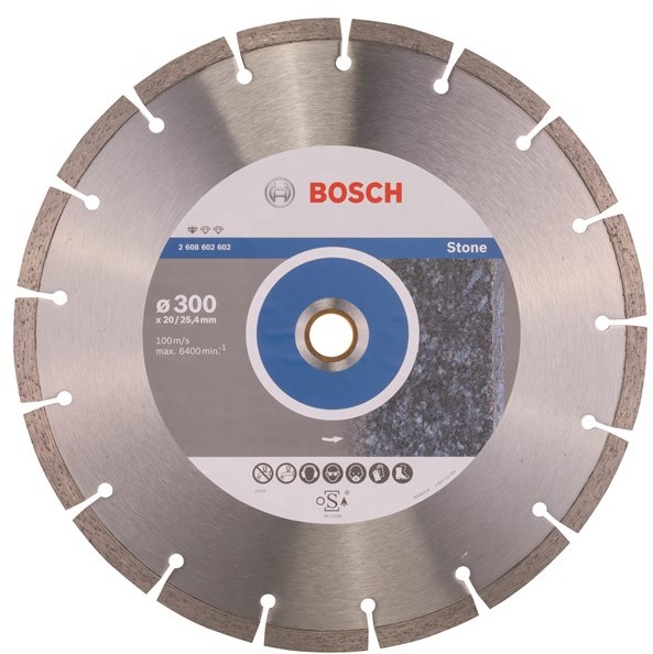Bosch Diamentowa tarcza tnąca Professional for Stone 300 x 20 00+25 40 x 3 1 x 10 mm 2608602602 1 szt