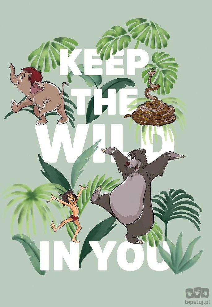 Obraz Komar Jungle Book Keep the Wild WB090 WB090