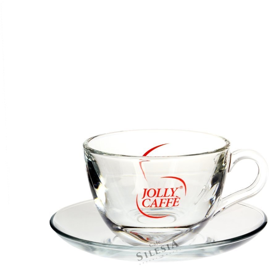 JOLLY CAFFE Filiżanka Jolly Caffe CAPPUCCINO VETRO 140ml FJYCAPVE