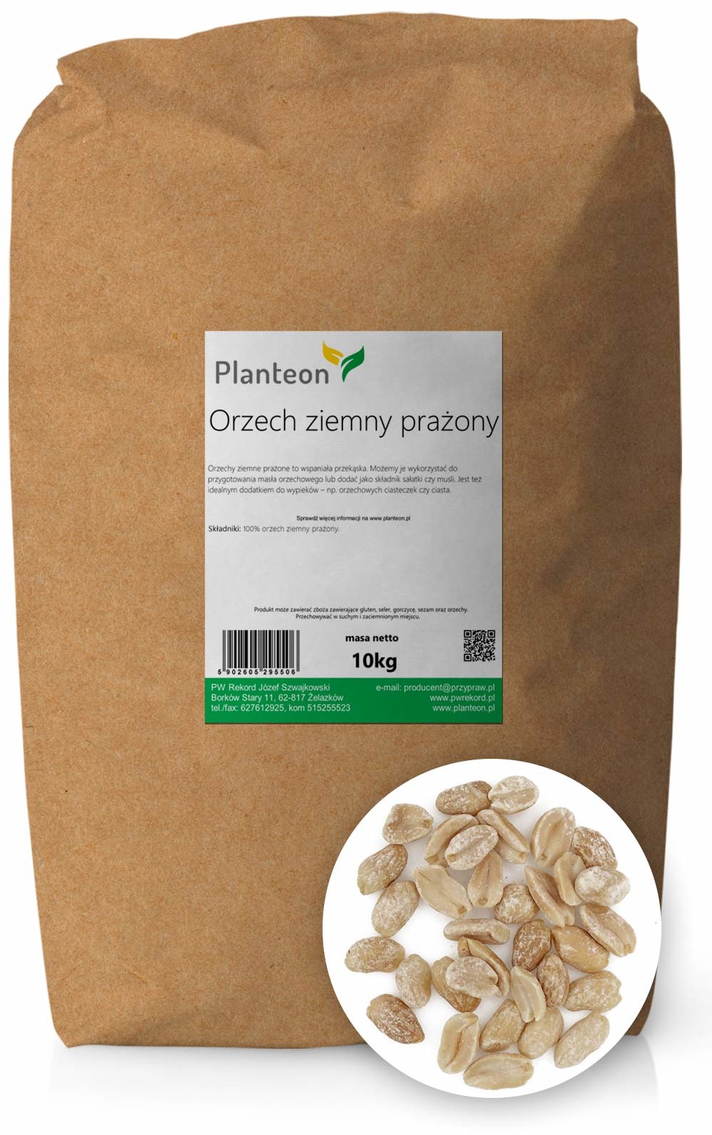 Planteon Orzechy ziemne prażone 10kg 2-0643-01-7