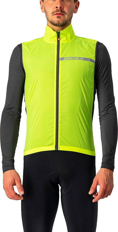 Castelli Squadra Stretch Vest Men, żółty L 2021 Kamizelki 4521512-032-L