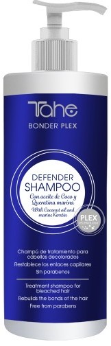 Tahe BONDER PLEX - DEFENDER SHAMPOO - Szampon regenerujący do włosów dekoloryzowanych 400 ml TAH000158