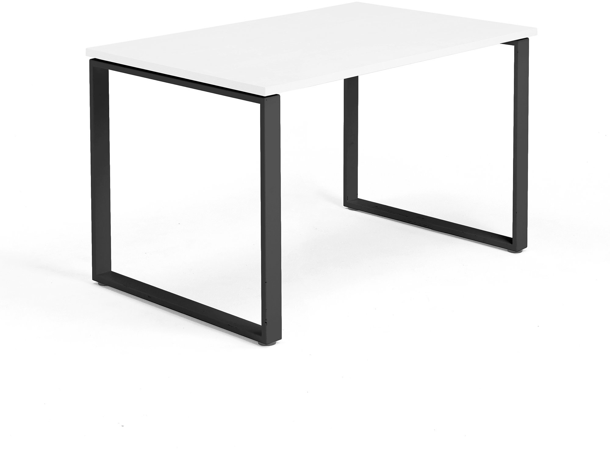 AJ Biurko Modulus rama O 1200x800 mm czarna rama białe 1611713