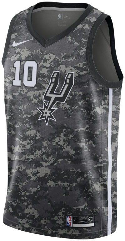 Nike Koszulka męska NBA Connected Jersey DeMar DeRozan City Edition Swingman (San Antonio Spurs) - Czerń AJ4644-014